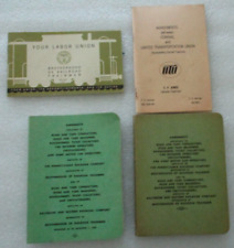 1952 & 1966 Brotherhood of RR Trainmen Agreements PA RR / Baltimore RR / Conrail picture