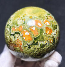 TOP 269G Natural Polishing Colourful Sparrow Agate Crystal BALL Healing WYX409 picture