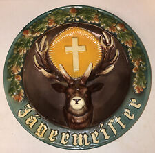 Vintage Jagermeister Ceramic Wall Plaque Keramik Ransbach Wall Plate picture