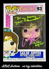 Funko POP Sailor Moon Sailor Jupiter Signed by Amanda Miller (Vaulted) - JSA picture