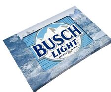 Bush Light Beer Bar Mat 12 X 18” Rubber Drip Mat picture