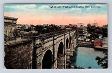 New York City NY- High Bridge, Washington Heights, Antique, Vintage Postcard picture