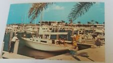 Vintage FLORIDA postcard ~ boats in the new Saint Petersburg yacht basin picture