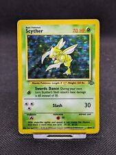 Scyther 10/64 Holo Jungle Set Pokemon Card WOTC Played  picture