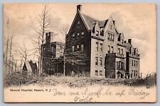 General Hospital Passaic New Jersey — Antique Postcard c. 1906 picture