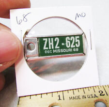 1968 Missouri ZH2625 DAV Mini License Plate tag keychain, Disabled American Vet  picture