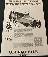 1926 Oldsmobile Six Landau - Vintage Original Car Print Ad / Wall Art - CLEAN picture