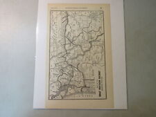 Original map of the Great Nothern Railway (Western Section) ~ 1911 picture