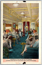 Colorado 1930s Postcard Columbine Train Lounge Parlor Car Union Pacific Railroad picture