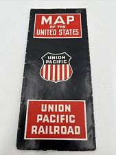 Vintage 1940's Union Pacific Railroad Brochure & Map Of The United States picture