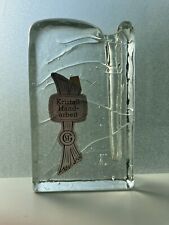 Vintage Mid-Century Modern clear crystal 'Solifleur' vase West Germany #1 picture