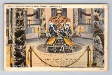 Annapolis MD-Maryland, Crypt Of John Paul Jones, AntiqueVintage c1940 Postcard picture