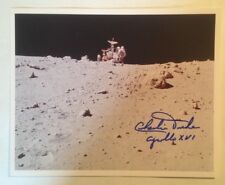 Astronaut Charlie Duke Signed Photograph on the Moon with Lander (Apollo 16) picture