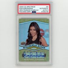 2009 Upper Deck Spectrum of Stars Kim Kardashian #KI PSA Authentic Auto 9 picture