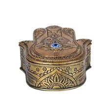 PT Hand of Hamsa Resin Trinket Box with Lid picture