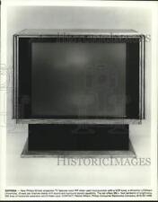 1989 Press Photo New Philips 52-inch projection television - hca54920 picture