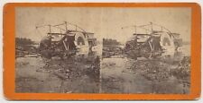 NEW YORK SV - Steamship Chautauqua Wreck - LB Melven 1870s RARE picture