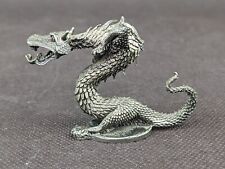 Vtg 1983 Ral Partha Pewter Dragon Figurine - Missing Wings picture