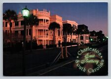 East Battery Charleston South Carolina Vintage Unposted Postcard picture