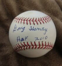 DOUG HARVEY SIGNED OFFICIAL MLB BASEBALL UMPIRE HOF 2010 W/COA+PROOF RARE WOW picture
