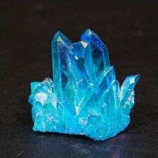 Angel Aura Blue Quartz Cluster Blue Crystal Mineral Specimen Home Decoration picture