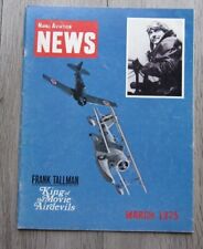 Naval Aviation News US Navy March 1975 magazine collectible Frank Tallman picture