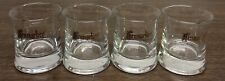 Set Of 4 Frangelico Shot/Sipping Glasses W/ Gold Lettering Flared Base & Top picture
