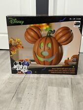 Disney Mickey Pumpkin Light Up Jack O Lantern Costco 2024 In Hand Out Stock picture