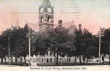 c1910 Richland County Court House Richland Wisconsin WI P482 picture