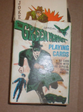 VINTAGE 1966 THE GREEN HORNET PLAYING CARD DECK Full + 1/2 Deck - Ed-u-Cards picture