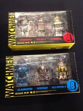 Watchmen Kubrick Lot Of 2, Set A and B; 6 Figures  in box; Silk Spectre picture