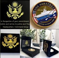 US NAVY - USS SARATOGA - CV-60 - Challenge Coin-USN picture