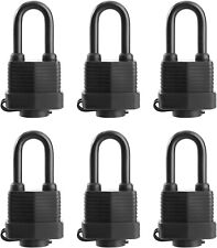 SafiSwords Waterproof Padlocks Keyed Alike for Outdoor use, Covered Heavy Dut... picture