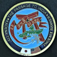 Rare USAF USSS Kadena Potus Presidential Phoenix Banner India Challenge Coin OC2 picture