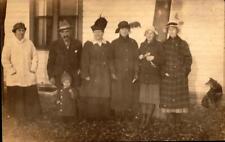 AZO REAL PICTURE POSTCARD-GREAT FAMILY PICTURE -1904-1918 BK55 picture