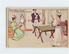 Postcard Table tennis Zeeland Red Star Liners picture