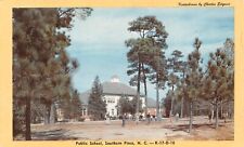 Public School Southern Pines North Carolina Postcard picture