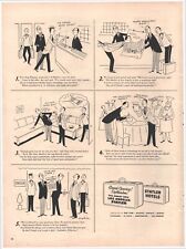 1952 Statler Hotels Comic Strip Vintage Original Magazine Print Ad picture