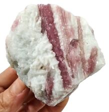 Pink Tourmaline Crystal in Quartz Natural Brazil 180 grams picture