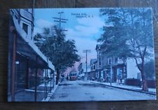 Rare Handcolored Postcard Totawa Streetcar TROLLEY Paterson NJ New Jersey 1910 picture