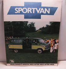 Vintage Automobile Brochure 1976 Chevrolet Sportvan File drawer 1 picture