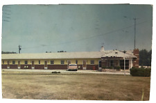 Matson Motel Vintage postcard color Old Car Greenup IL 1960 picture