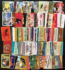 Single Swap Playing Cards LOT of 144 Different Card Backs ~ Most Vintage picture