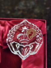 2004 Waterford Crystal Claddagh Ornament, In Original  Box picture
