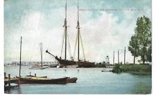 Olcott Beach Ships Safe in Harbor 1908 Postcard R Miller Oakland St Rochester NY picture