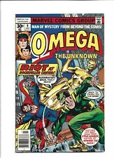 OMEGA THE UNKNOWN #9 MARVEL 1977 FN- COMBINE SHIP picture