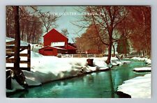 Emmaus, PA-Pennsylvania, Dutch Country In Winter Antique, Vintage Postcard picture