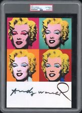 Andy Warhol ~ Signed Autographed Marilyn Monroe Display ~ PSA DNA Encased picture