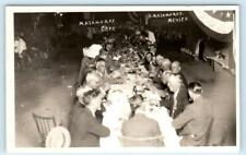 RPPC H. MATAMOROS, Mexico ~ Interior MATAMOROS CAFE Diners 1930s-40s Postcard picture