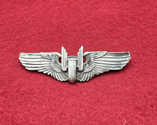 WWII/2 US Army Air Corps Air Gunner Wings full-size sterling marked picture